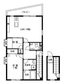 紺屋ビル【4階】の間取り