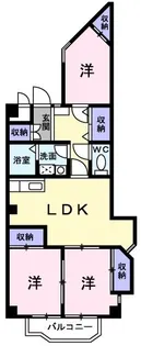 パステルビラ光陽【2階】の間取り