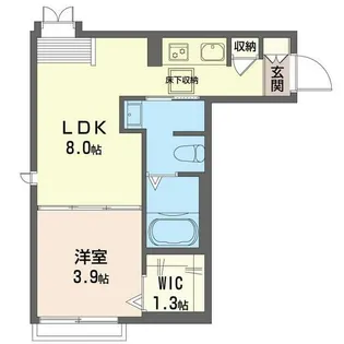ロイヤルオーク【1階】の間取り