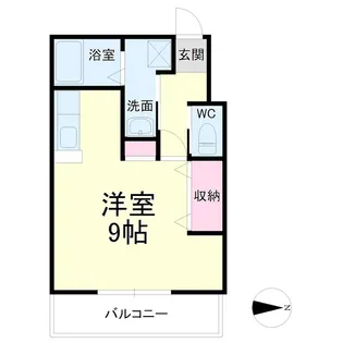 リヨン【1階】の間取り