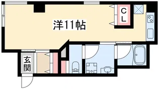 レジデンス高科【1階】の間取り