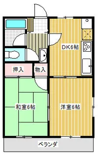 さくらハイツ【2階】の間取り