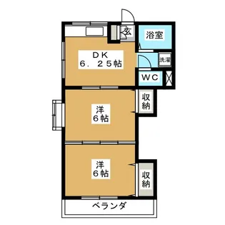 エクレールヤクモ【1階】の間取り