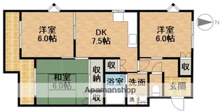 エスポワール富士見台【2階】の間取り