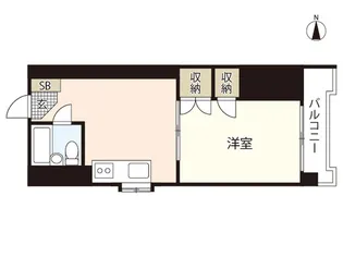 CREARE京橋川(旧 八洲ビル)【5階】の間取り