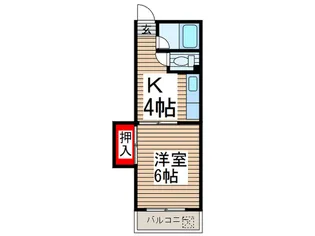 スワンハイツ【3階】の間取り