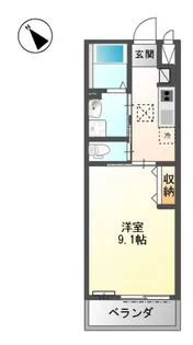コート サクラ【1階】の間取り