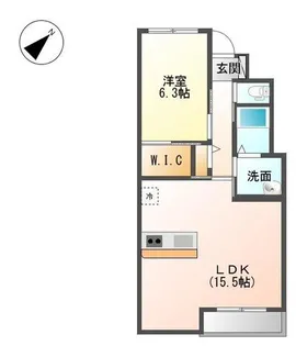 Serena Garden【3階】の間取り