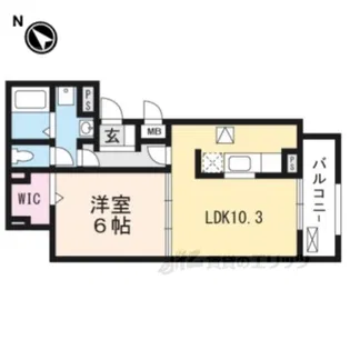 ブローテ【3階】の間取り