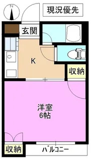 MATES上千田I【1階】の間取り