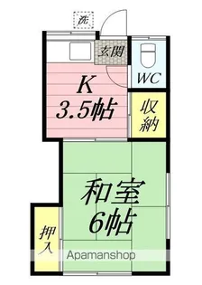 みたけハイツ【2階】の間取り
