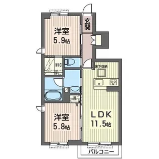 エスペランサ 2【1階】の間取り