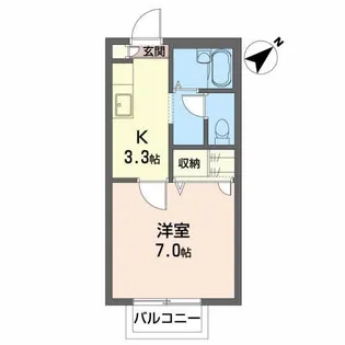 エスポワール【2階】の間取り