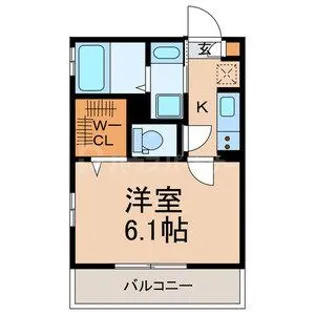 メゾンフォレスト【2階】の間取り