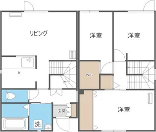 ホームワード新川C棟【1階】の間取り