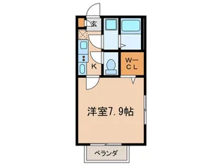 ノイハウス鶴馬【2階】の間取り