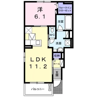フェリーチェ【1階】の間取り