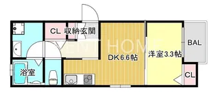 ア・マーレ中鴻池【2階】の間取り