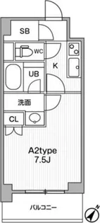 JMFResidence町田【7階】の間取り