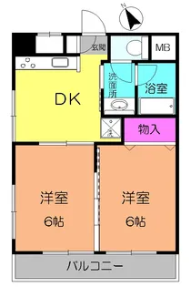 グレイスムラタII【4階】の間取り