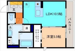 SH・マストテラス金沢長土塀【1階】の間取り