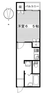 ジャストハイツAB【2階】の間取り