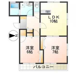シャンティーユ【2階】の間取り