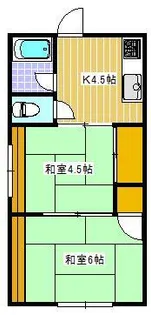 シティハイム グレース【1階】の間取り