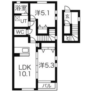 ソフィア・カーサ【2階】の間取り