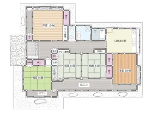 神奈川県横須賀市長坂3【一戸建】の間取り