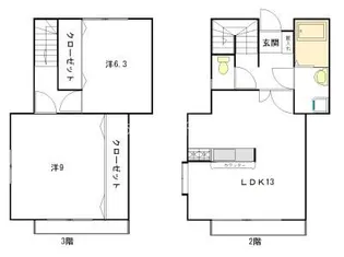 静岡県浜松市中央区佐藤2【アパート】の間取り