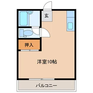山口県宇部市川添2【アパート】の間取り