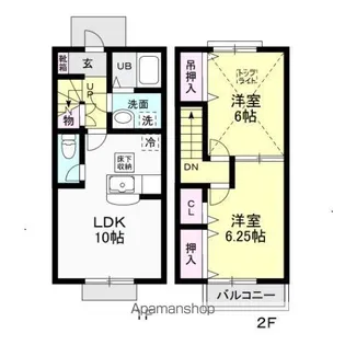 Cielo A【2階】の間取り