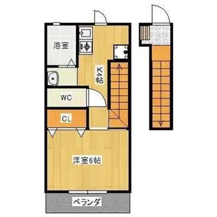 パシフィコ A【2階】の間取り