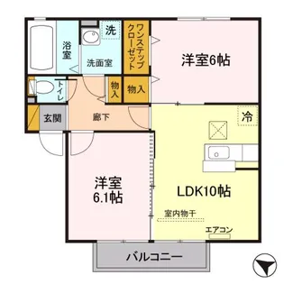 ルミエール【1階】の間取り