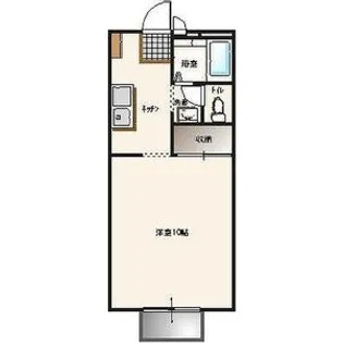 モンブラン【2階】の間取り