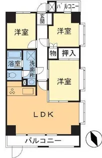 埼玉県さいたま市南区白幡6【マンション】の間取り