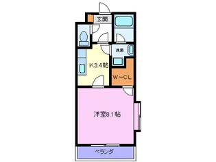 メゾンクレール・I【2階】の間取り