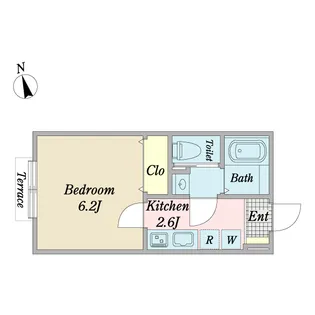 モスアゲートH【1階】の間取り