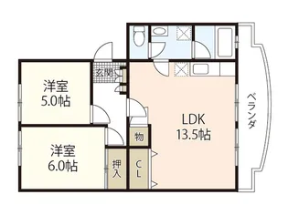 広島県広島市佐伯区千同1【マンション】の間取り