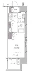 Aーstandard芝浦【11階】の間取り