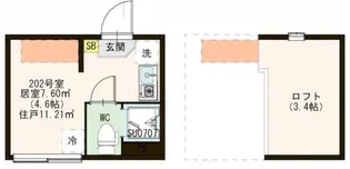 ワイズときわ台【2階】の間取り