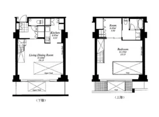 フレンシア外苑西【1階】の間取り