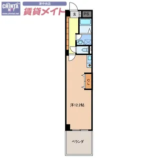 KTGレジデンス江戸橋【2階】の間取り