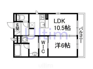 マジェスティサザン2【2階】の間取り