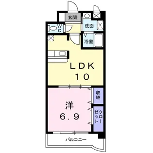 ガーデンパレス秋根【3階】の間取り
