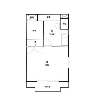 エクセランスI【1階】の間取り