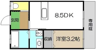 高知県高知市桜井町1【アパート】の間取り