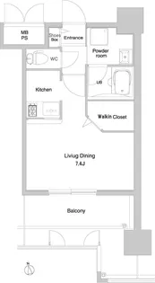 エンクレスト大手門III【8階】の間取り