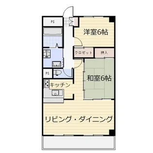 アルファレジデンス駅東【7階】の間取り